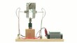 Rotating lamp with green / red LED array