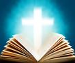Bible and cross