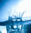 splashing water drops