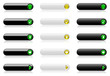 Web buttons (black and white)