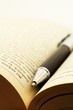 book and pen