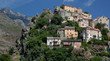View of Corte, Corsica.