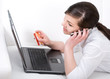 Photo: woman with laptop woman with laptop