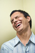 Young man laughing Young man laughing
