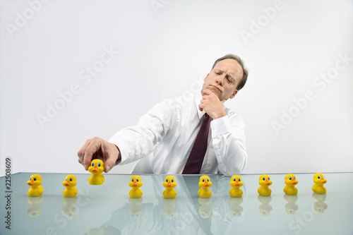 Photo: Putting business in order Putting business in order