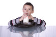 Cute Boy Drinking Milk Cute Boy Drinking Milk