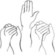 Vector: Hands Hands