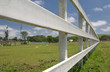 White Rural Fence