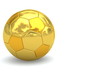 Golden soccerball