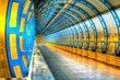 Railway station tube