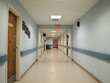 Hospital Hallway and lavatory entrance Hospital Hallway and lavatory entrance
