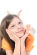 little girl dreams of lying on the floor. little girl dreams of lying on the floor.