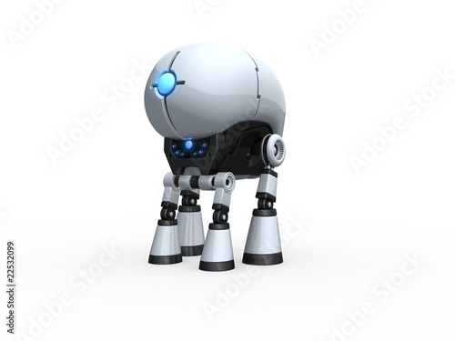 Illustration: four-footed robot four-footed robot