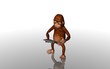 Illustration: Affe mit Tastatur 2 Affe mit Tastatur 2