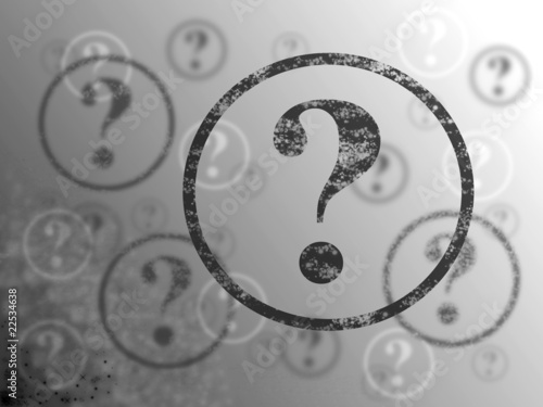 Photo: Question Mark Background BW Question Mark Background BW