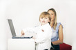 Junge am Computer