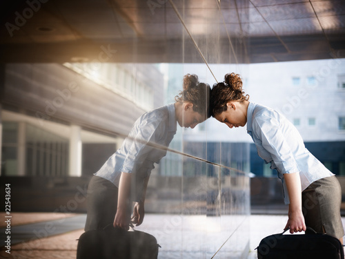 Photo: sad businesswoman sad businesswoman
