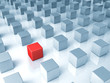 red cube