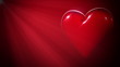 Red Heart In Sparkle Shine Red Heart In Sparkle Shine
