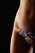Close-up of female curves