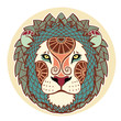Vector: Zodiac signs - Leo (colored) Zodiac signs - Leo (colored)