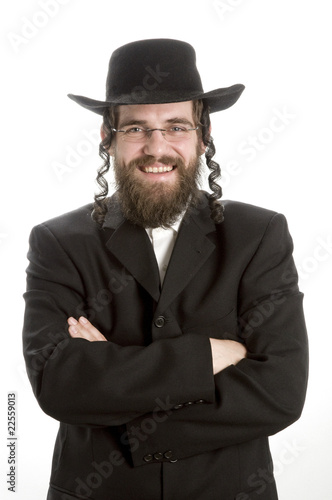 Photo: Rabbi crosses the arms Rabbi crosses the arms