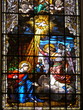 Vitrail Esprit Saint Jeanne d'Arc Cathédrale Saint Louis détail