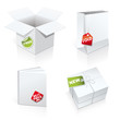 Photo en ligne au meilleur prix Set of 4 package templates