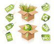 Photo en ligne au meilleur prix Paper box - eco idea with stickers and tags