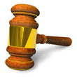 Wooden gavel