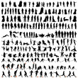 bigest collection of people silhouettes