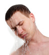Man sweating