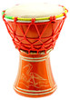 djembé, instrument de percussion africaine, fond blanc djembé, instrument de percussion africaine, fond blanc