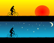 biker silhouette