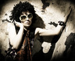 Fashion portrait of a beautiful young sexy woman Fashion portrait of a beautiful young sexy woman