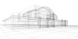 sketch of office building sketch of office building