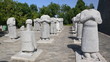 Decapitated sculptures of men statue at Qian Mausoleum
