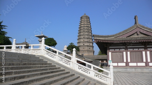 Photo: Famen Temple Pagoda at Xian China Famen Temple Pagoda at Xian China