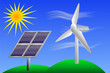 Vector: Energía renovable Energía renovable