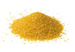 Maize flour - gluten free, isolated on thewhite Maize flour - gluten free, isolated on thewhite