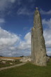 Menhir christianisé Men-Marz,brignogan,kerlouan,finistère Menhir christianisé Men-Marz,brignogan,kerlouan,finistère