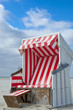 Strandkorb an der Nordsee