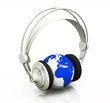 3D - Music 4 the World - blue silver