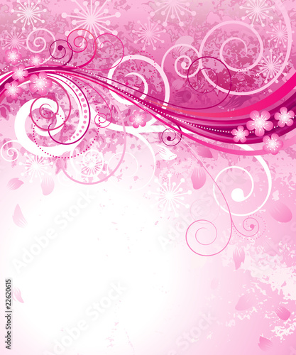 pink flower wallpaper. Abstract pink floral