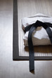 Foto: judo gi on bamboo carpet judo gi on bamboo carpet