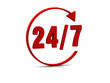 24/7 symbol
