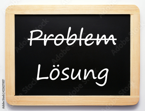 Foto: Problem / Lösung - Konzept Schild Problem / Lösung - Konzept Schild