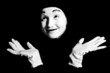 Street mime.
