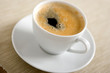 Close up of a delicious cup of coffee