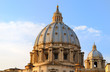 Le dôme de la basilique saint pierre de rome
